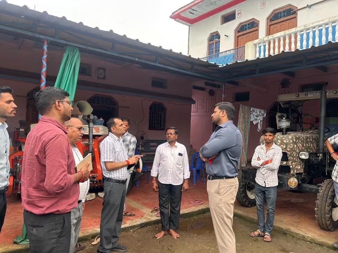देवरी में कृषि योजनाओं का ग्राउंड रियलिटी चेक किसानों के बीच पहुंचे कृषि विभाग के उप सचिव
