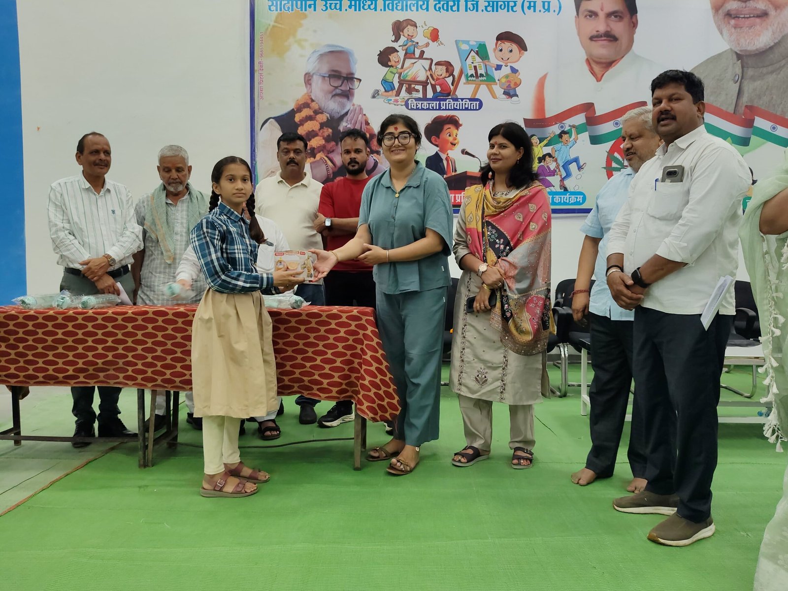 संदीपनि विद्यालय में सेवा संकल्प अभियान में निखरी छात्र प्रतिभाएं, चित्रकला और भाषण प्रतियोगिता में दिखाया हुनर